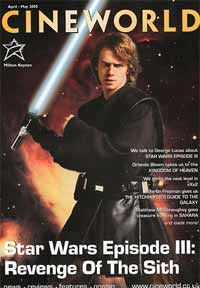 Cineworld Magazine Anakin Skywalker cover