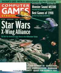 Computer Games Strategy Plus Magazine Star Wars X-Wing Alliance cover