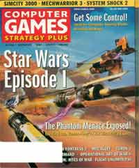 Computer Games Strategy Plus Magazine Star Wars Episode I cover