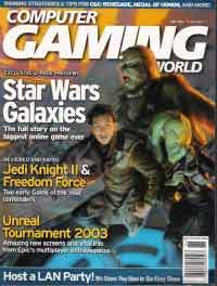 Computer Gaming World Magazine 215 Star Wars
