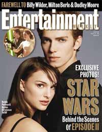 Entertainment Weekly Hayden Christensen and Natalie Portman