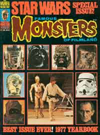 Famous Monsters Star Wars yearbook cover