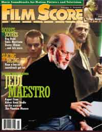 Film Score Monthly Magazine John Williams, Obi-Wan Kenobi and Qui-Gon Jinn cover