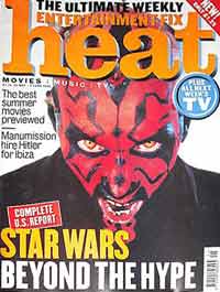 Heat Magazine Darth Maul cover