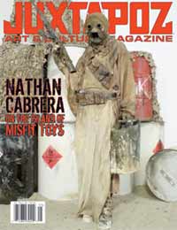 Juxtapoz Magazine with Tusken Raider costume
