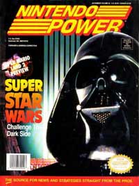 Nintendo Power Darth Vader cover