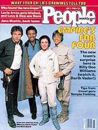 People Han, Lando, Leia, Luke cover