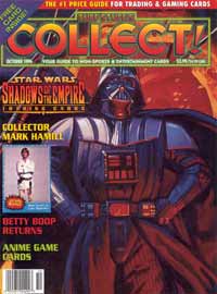 Tuff Stuff's Collect Magazine Star Wars Darth Vader cover