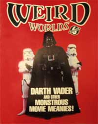 Weird Worlds Magazine #6 Darth Vader cover